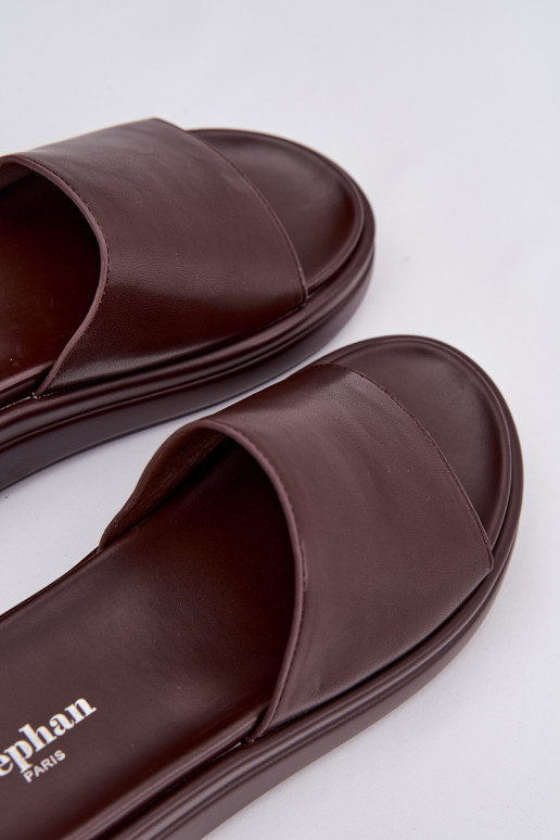 sieviešu čības ar platformu CzekoladoIne Tanelisse