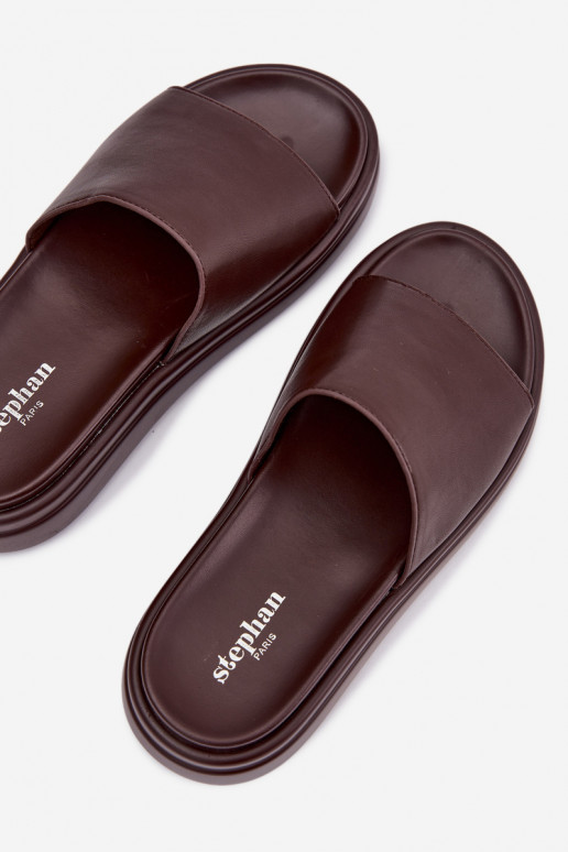 sieviešu čības ar platformu CzekoladoIne Tanelisse