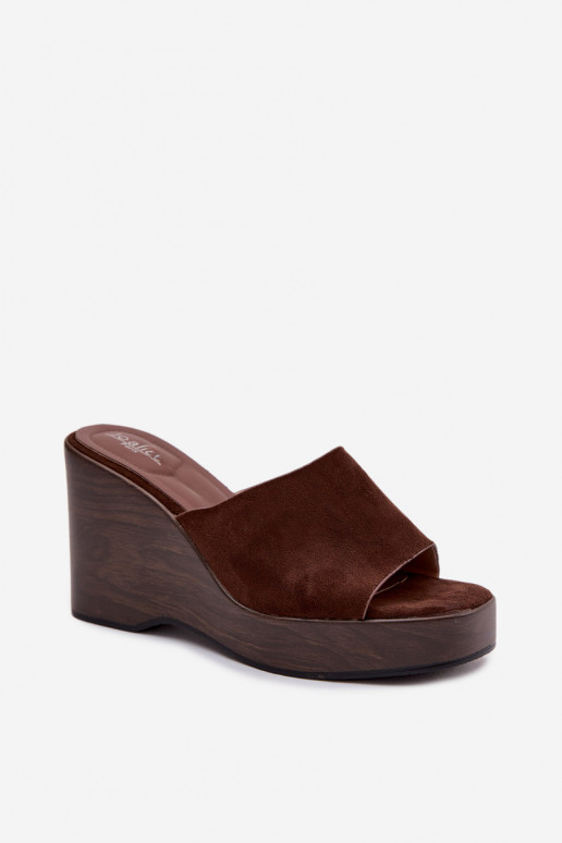 sieviešu čības Uz Ķīļa CzekoladoIne Ravelia