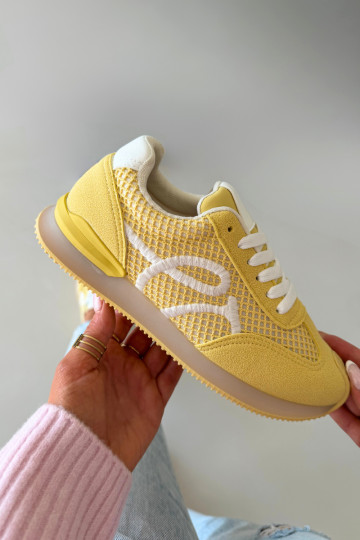 Sneakers modeļa apavi sporta apavi Sieviešu Dzelteni Tarlisse