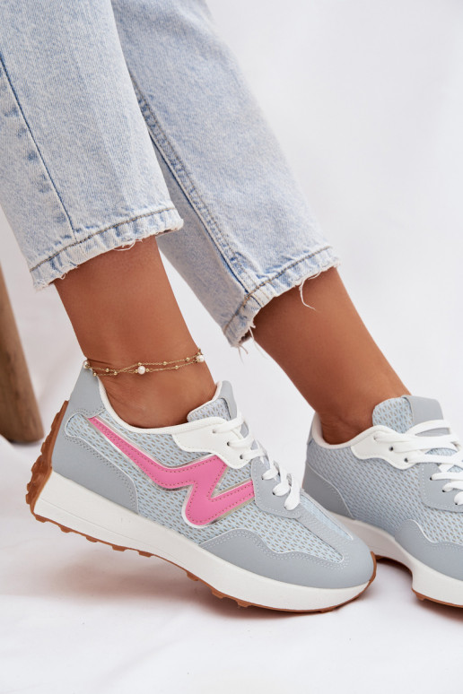 sporta apavi Sieviešu ar platformu Zilas krāsas Janelora