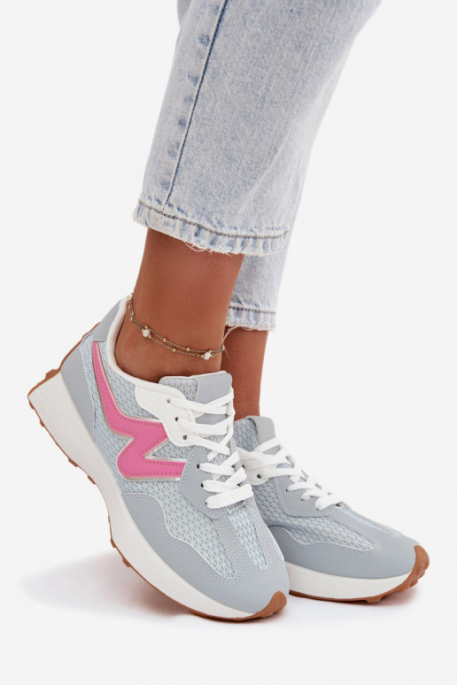 sporta apavi Sieviešu ar platformu Zilas krāsas Janelora