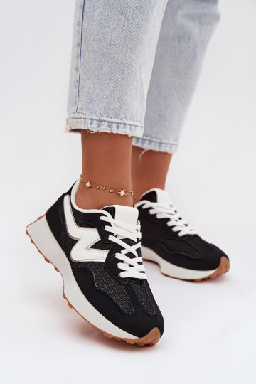 sporta apavi Sieviešu ar platformu melnas krāsas Janelora 2