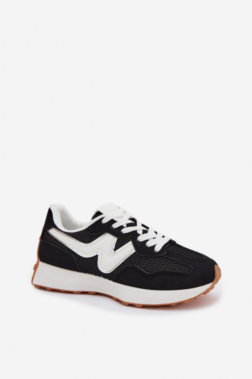 sporta apavi Sieviešu ar platformu melnas krāsas Janelora