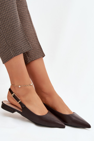 Balerīnas Ar zelta sprādzi CzekoladoIne Iverelle