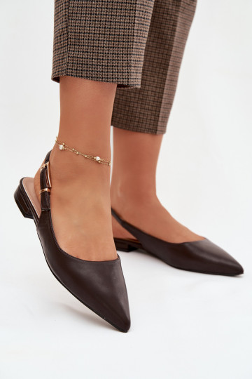 Balerīnas Ar zelta sprādzi CzekoladoIne Iverelle 2