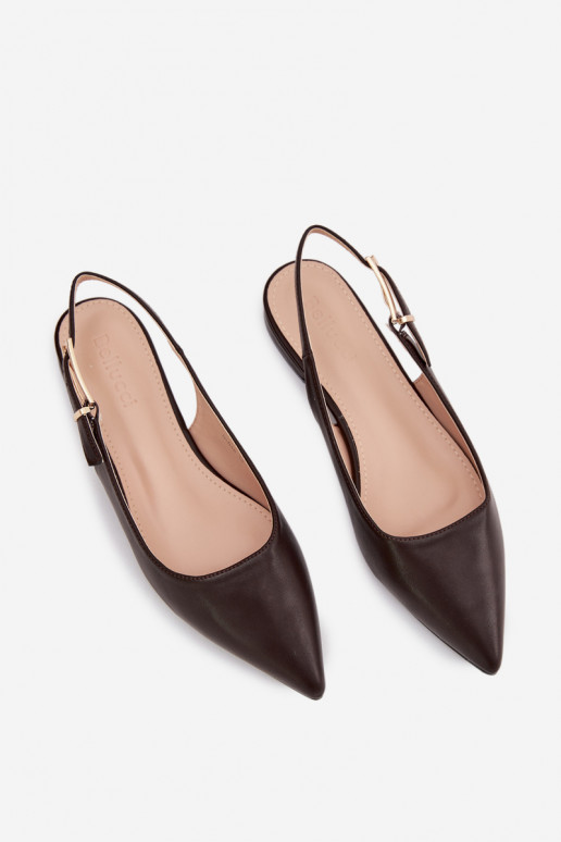 Balerīnas Ar zelta sprādzi CzekoladoIne Iverelle