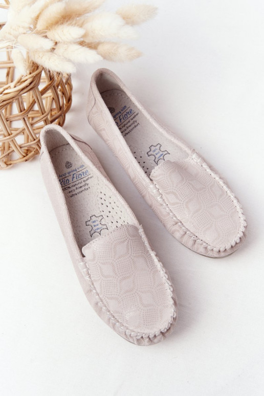 Āda Mokasīni RIO FLORE Eco-Friendly smilšu krāsas