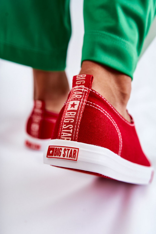 Sieviešu apavi Big Star FF274089 sarkanas krāsas