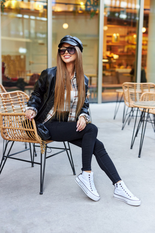 Sieviešu brīvā laika apavi ar zoli Big Star II274014 baltas krāsas