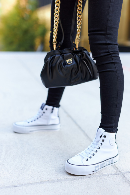 Sieviešu brīvā laika apavi ar zoli Big Star II274014 baltas krāsas