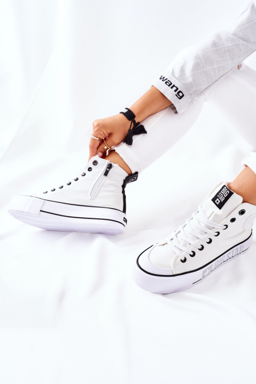 Sieviešu brīvā laika apavi ar zoli Big Star II274014 baltas krāsas