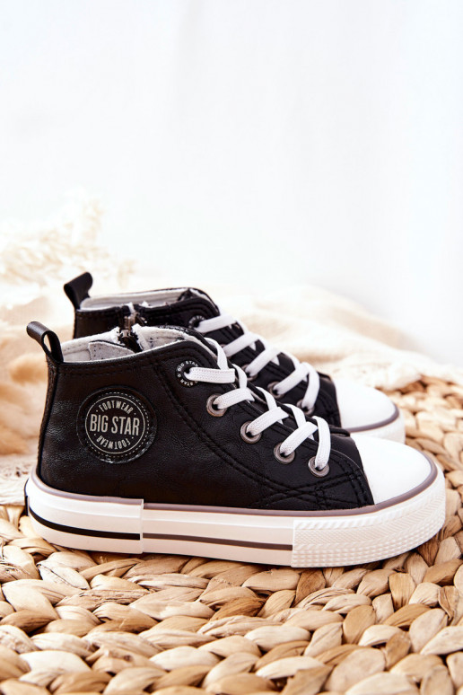 Bērnu apavi ar oļiem BIG STAR II374003 melnas krāsas