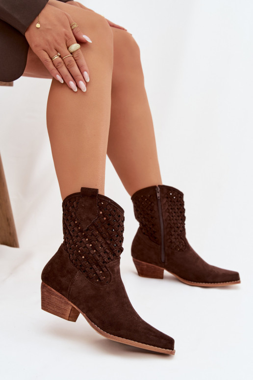 Zābaki Sieviešu ar papēdi CzekoladoIne Ferissa