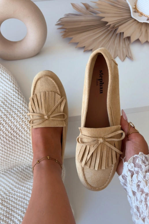 Sieviešu mokasīni ar kutām dzeltenā krāsā Janelisse