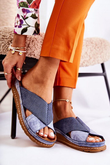 Āda Profilēts Čības Tā irciejka 04986-17 Zilas krāsas