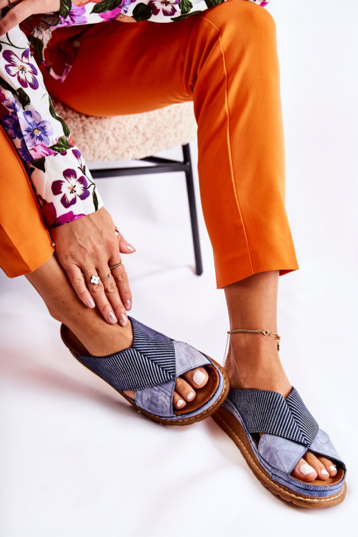 Āda Profilēts Čības Tā irciejka 04986-17 Zilas krāsas