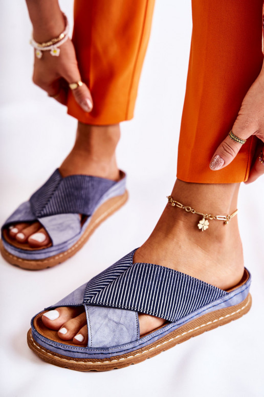 Āda Profilēts Čības Tā irciejka 04986-17 Zilas krāsas