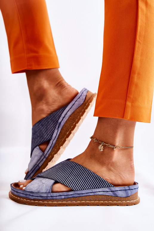 Āda Profilēts Čības Tā irciejka 04986-17 Zilas krāsas