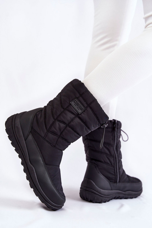 Sieviešu Augsts siltināti sniega apavi Big Star KK274599 melnas krāsas