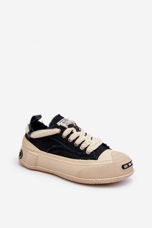 Sieviešu Sneakers modeļa apavi GOE NN2N4061 melnas krāsas