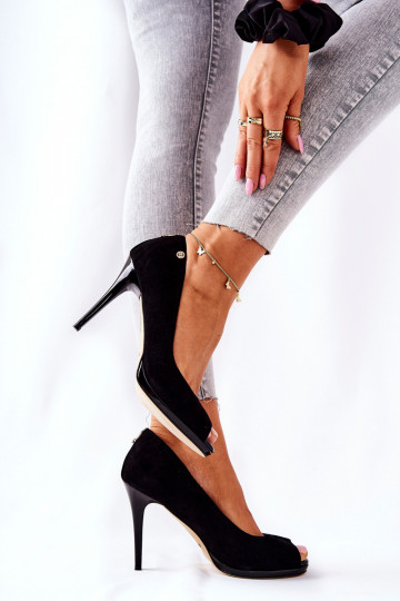 Kurpes Monnari 0490-020 melnas krāsas