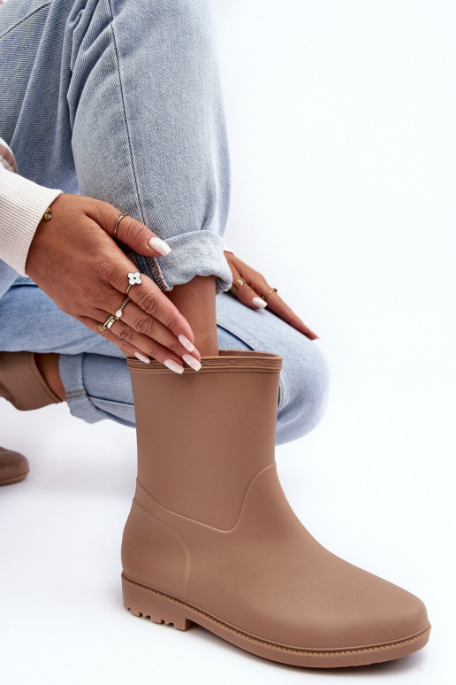 Klasiska modeļa Sieviešu Paslīdēt uz Gumijas apavi smilšu krāsas Solihia