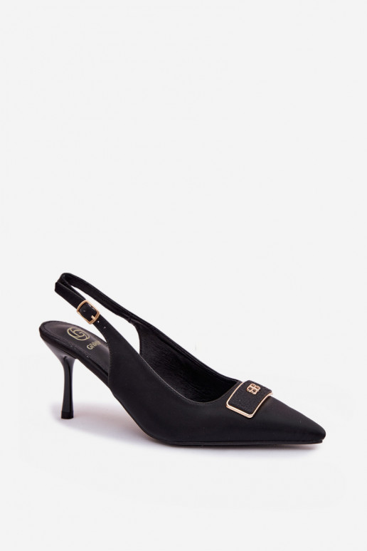 augstpapēžu basenes Sieviešu Ar greznu Detalem melnas krāsas Lurella