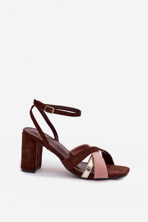 Sieviešu basenes Ar svītrām Eko zamšādaoIne CzekoladoIne Karilora