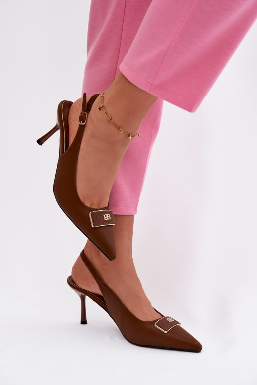 augstpapēžu basenes Sieviešu Ar greznu Detalem CzekoladoIne Lurella