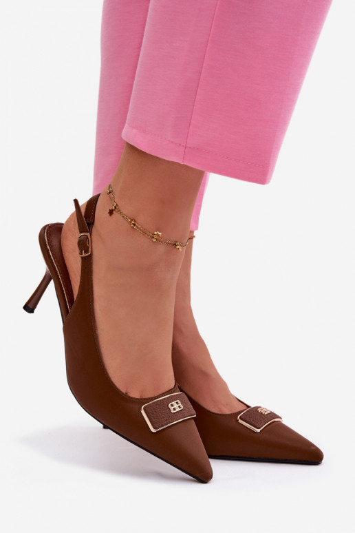 augstpapēžu basenes Sieviešu Ar greznu Detalem CzekoladoIne Lurella