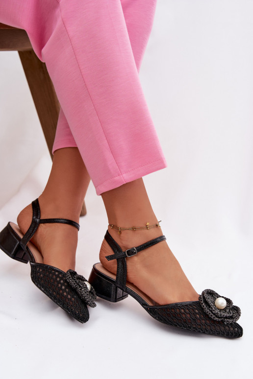 Sieviešu basenes Klockā Ar greznu Detalem melnas krāsas Vionessa