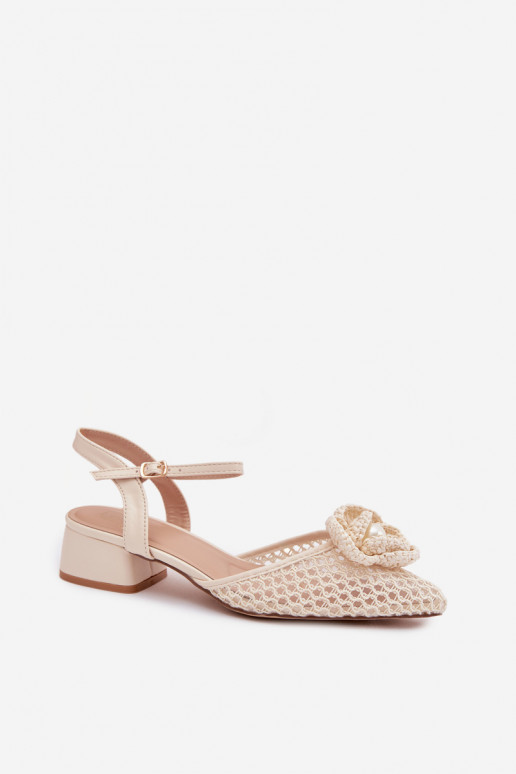 Sieviešu basenes Klockā Ar greznu Detalem Ziloņkaula krāsas Vionessa