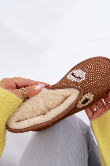 Dekorētas Augsts sniega apavi Sieviešu brūnas krāsas Galivra 2