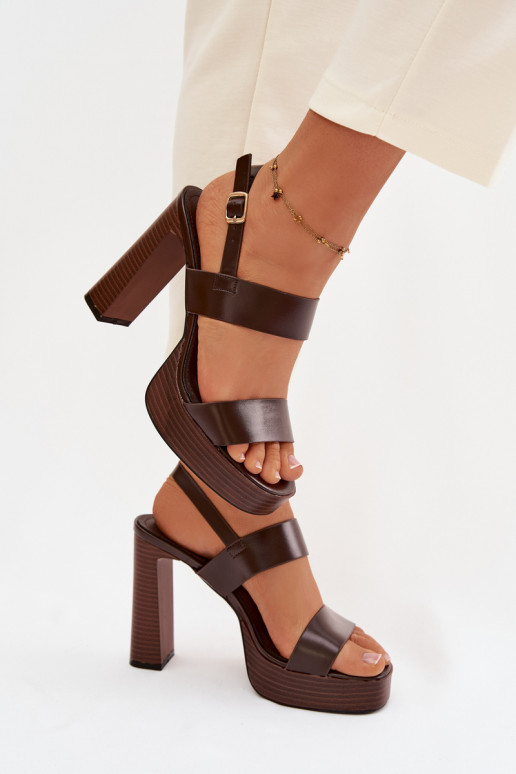 Sieviešu basenes Un platforma Eko Āda CzekoladoIne Hanelia