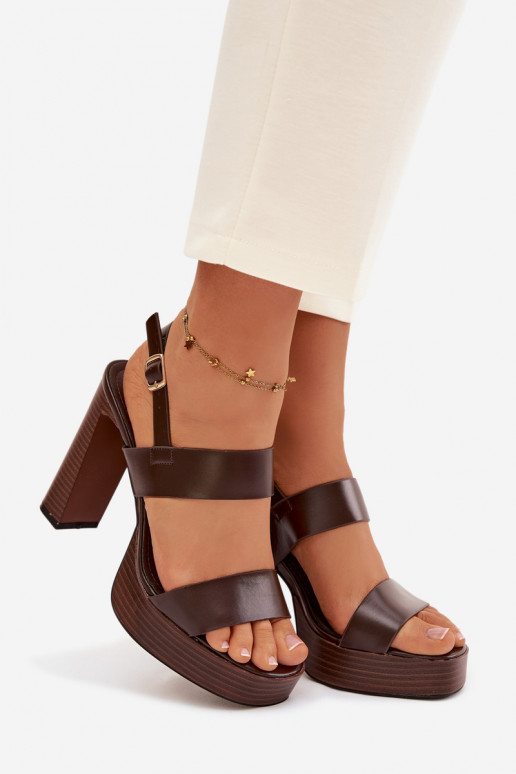 Sieviešu basenes Un platforma Eko Āda CzekoladoIne Hanelia