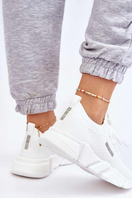 Sieviešu Gaisma Sneakers modeļa apavi Memory Foam System Big Star JJ274268 baltas krāsas