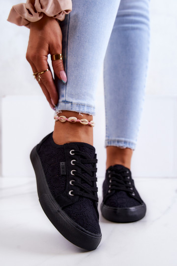 brīvā laika apavi Ažūrs BIG STAR JJ274064 melnas krāsas 2