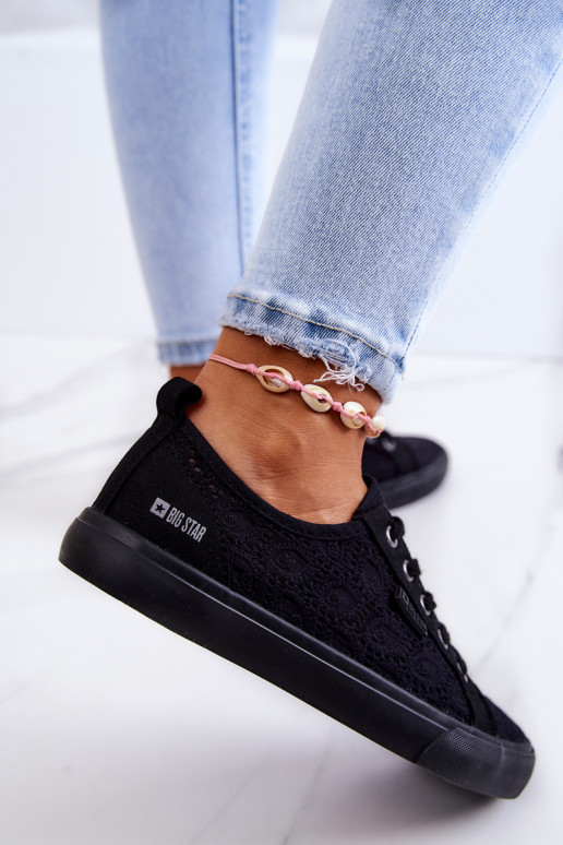 brīvā laika apavi Ažūrs BIG STAR JJ274064 melnas krāsas