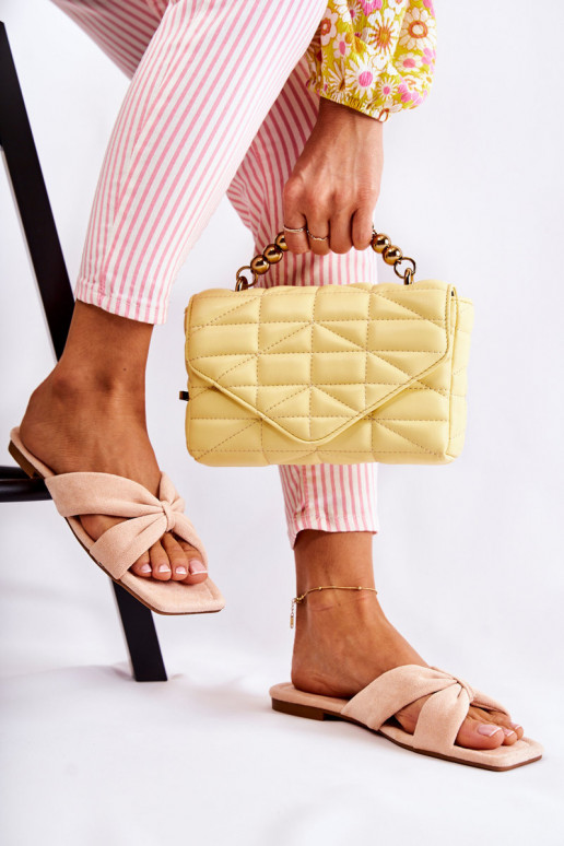 Sieviešu velūra Čības Gaiši sārtas krāsas Vanilla Sky