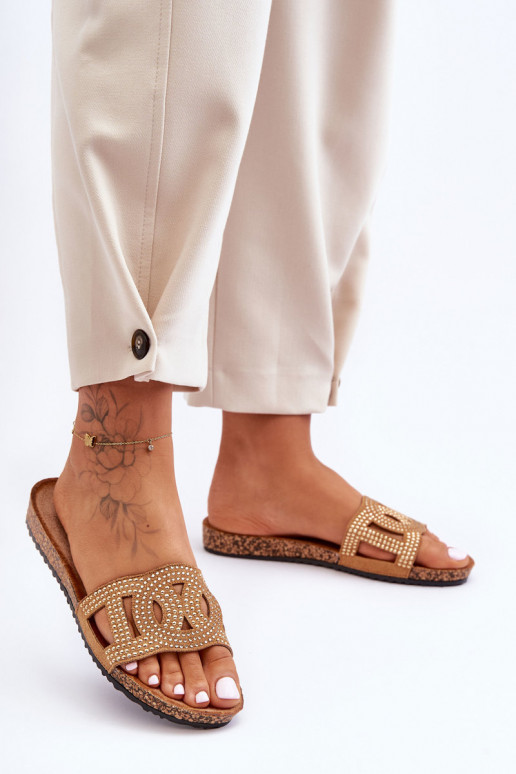 Sieviešu Čības Dekorētas Kniedes brūnas krāsas Evelins