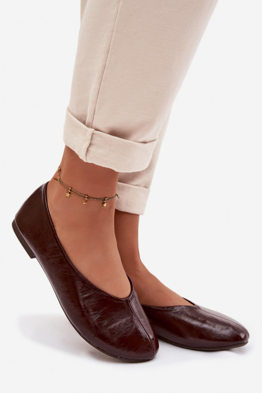 Lakotas balerīnas no eko ādas CzekoladoIne Selanora