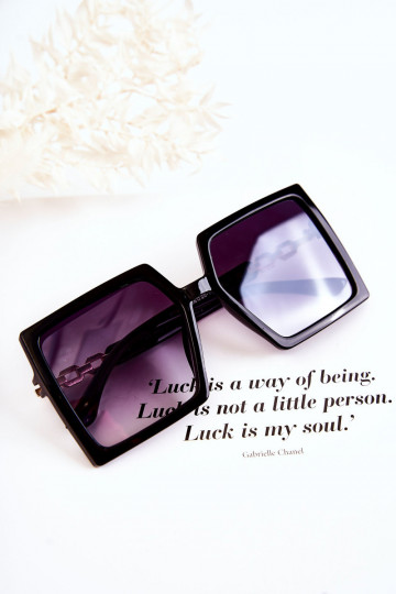 Liels Saulesbrilles Kvadrāts V130043 melnas krāsas 2