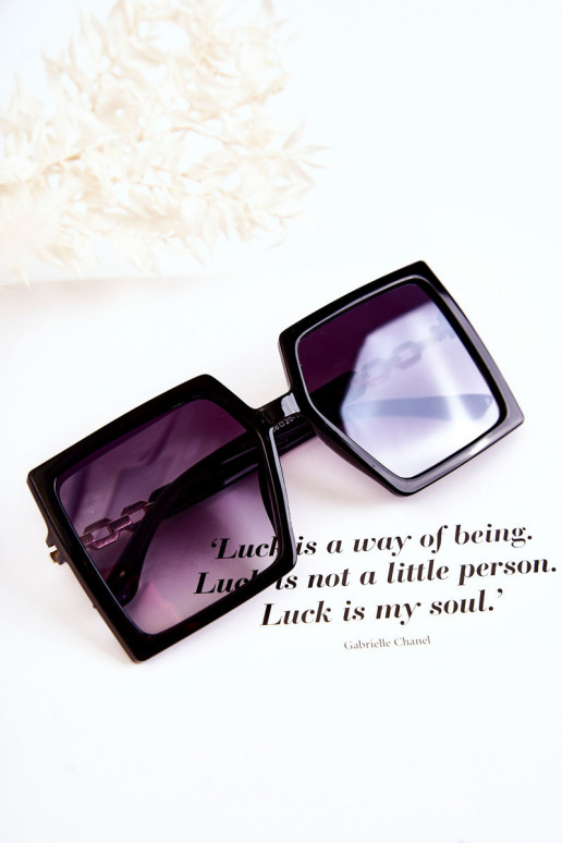 Liels Saulesbrilles Kvadrāts V130043 melnas krāsas