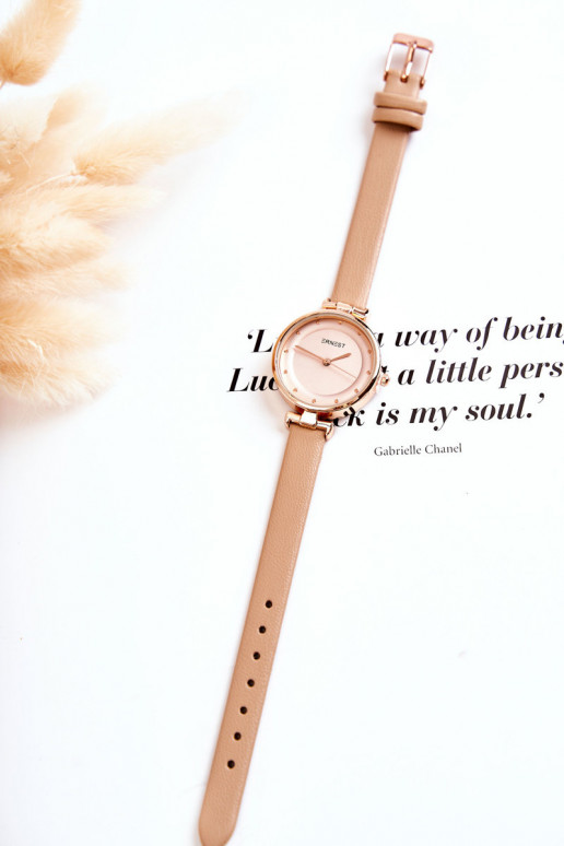 Sieviešu analogais Sieviešu pulkstenis Ernest ziloņkaula krāsas