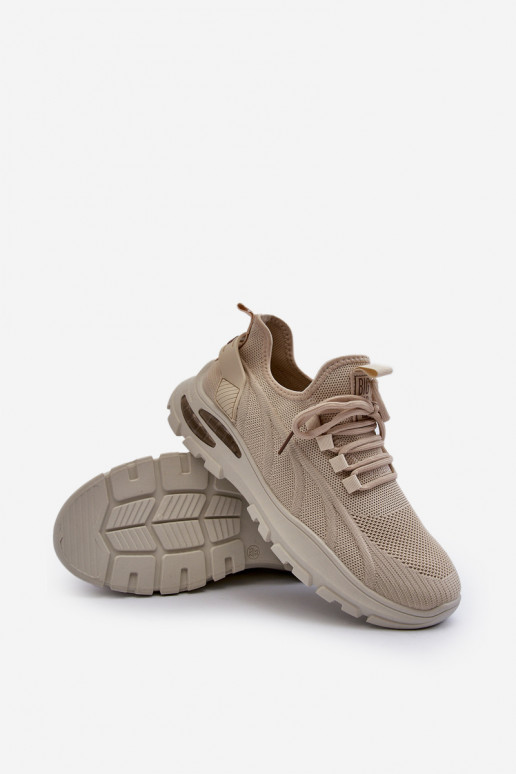 Sneakers modeļa apavi Vīriešiem HI-POLY SYSTEM Big Star NN174469 smilšu krāsas