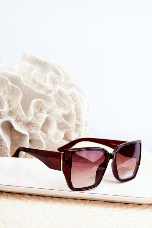 Saulesbrilles SieviešuFiltrem UV tumši brūnas krāsas