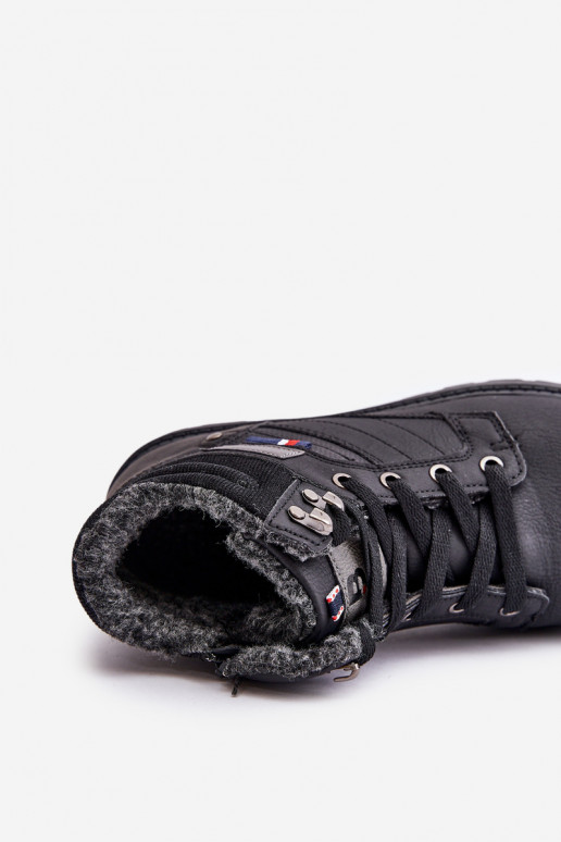 siltināti apavi Vīriešiem McBraun melnas krāsas