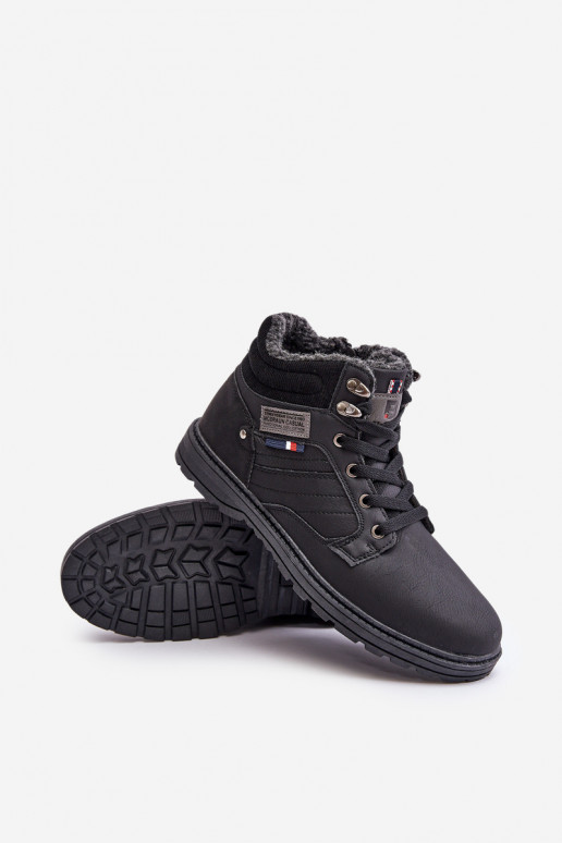 siltināti apavi Vīriešiem McBraun melnas krāsas