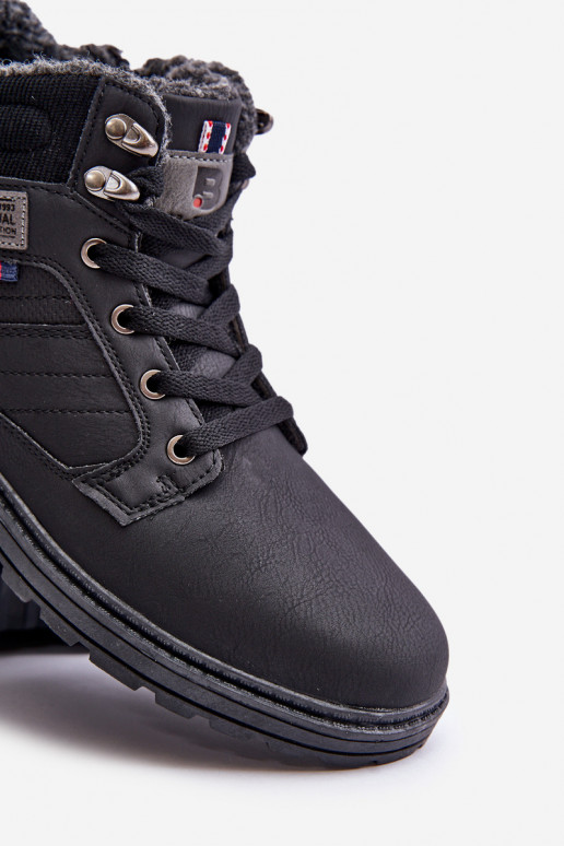 siltināti apavi Vīriešiem McBraun melnas krāsas